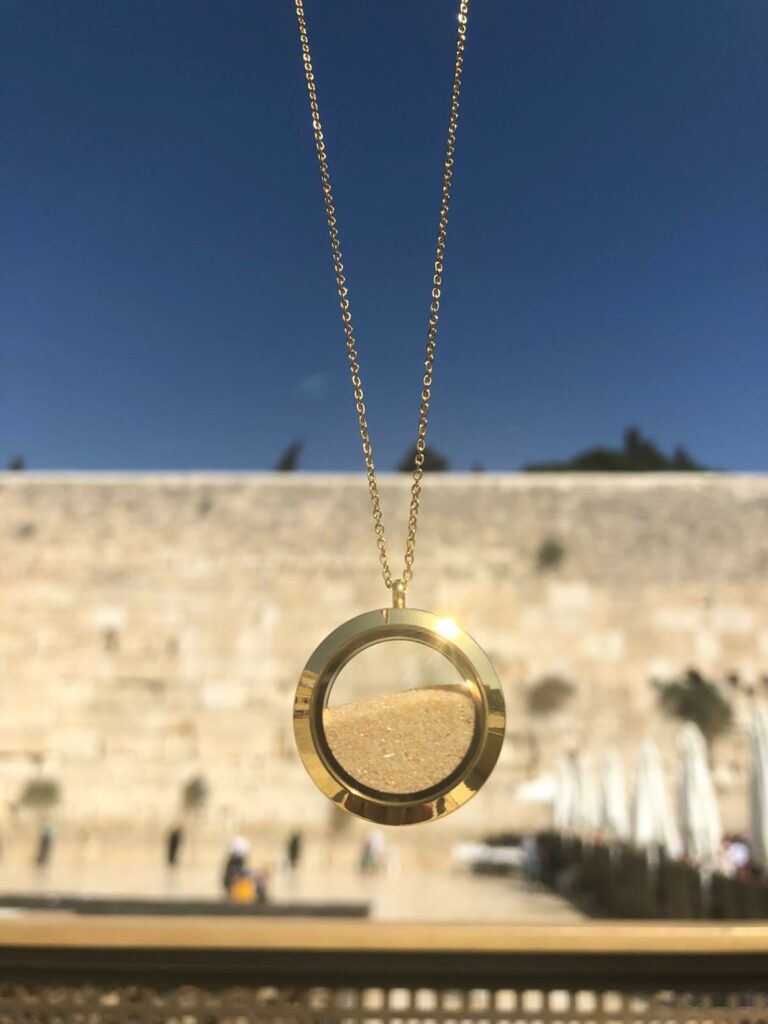 Jewellery, Jewelry, Fashion, Israel, Necklace, Jewish Necklace, Made in Israel, Jerusalem, Jerusalem Sand, Jerusalem Necklace