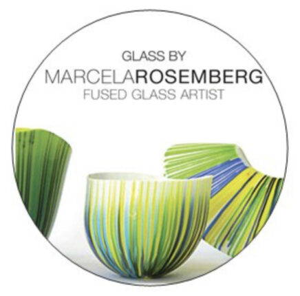 Marcela Rosemberg, Glass Art, Glass Artist, Judaica, Judaica Art, Judaica Artist