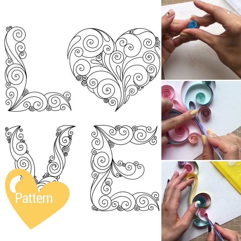 Patterns Printable Quilling Templates