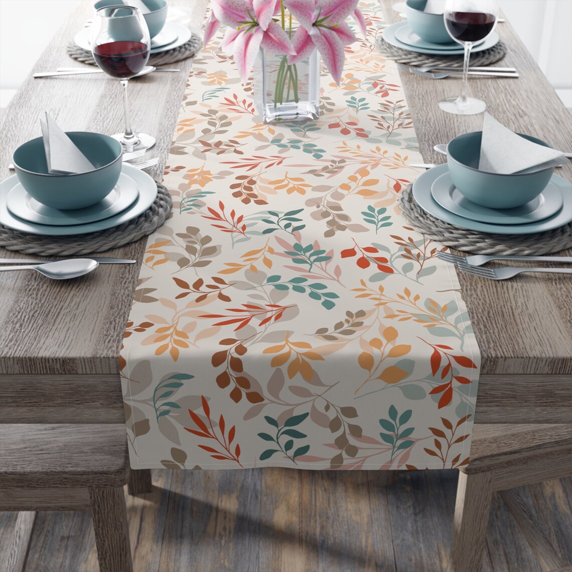 Thanksgiving is Coming: 30 Table Runners We Love this Season! - Judaica ...